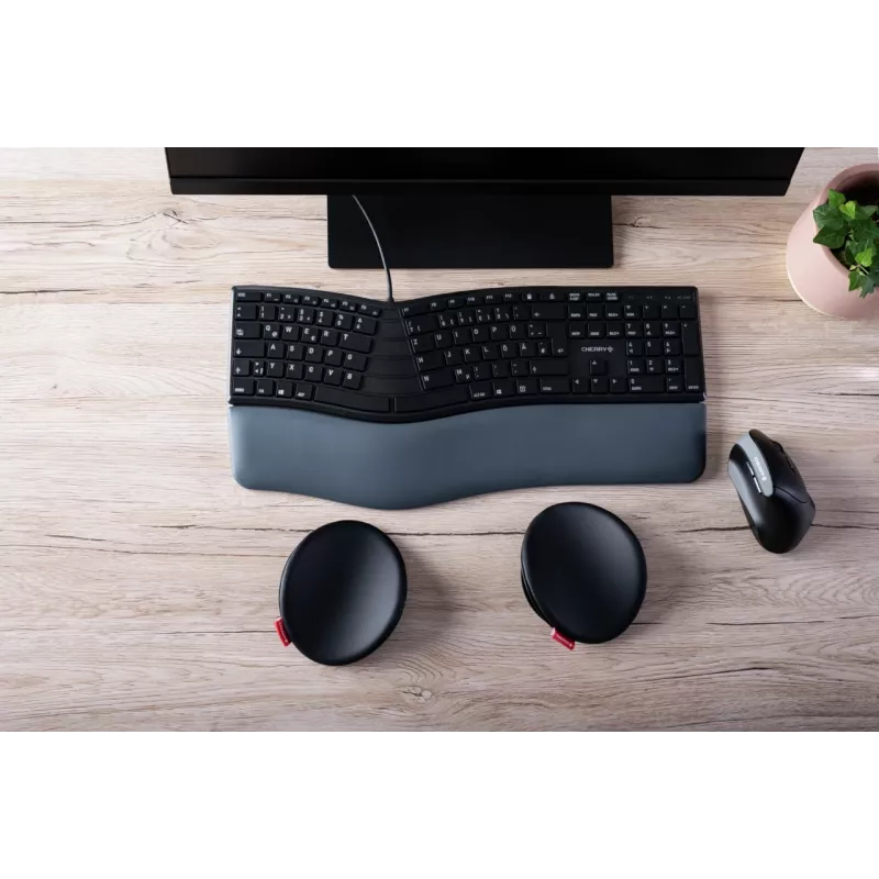 Podkładka pod nadgarstek CHERRY SLIDEPAD ERGO czarna
