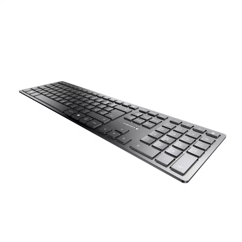 CHERRY KW 9100 cienki klawiatura Uniwersalna RF Wireless + Bluetooth QWERTZ niemiecki Czarny