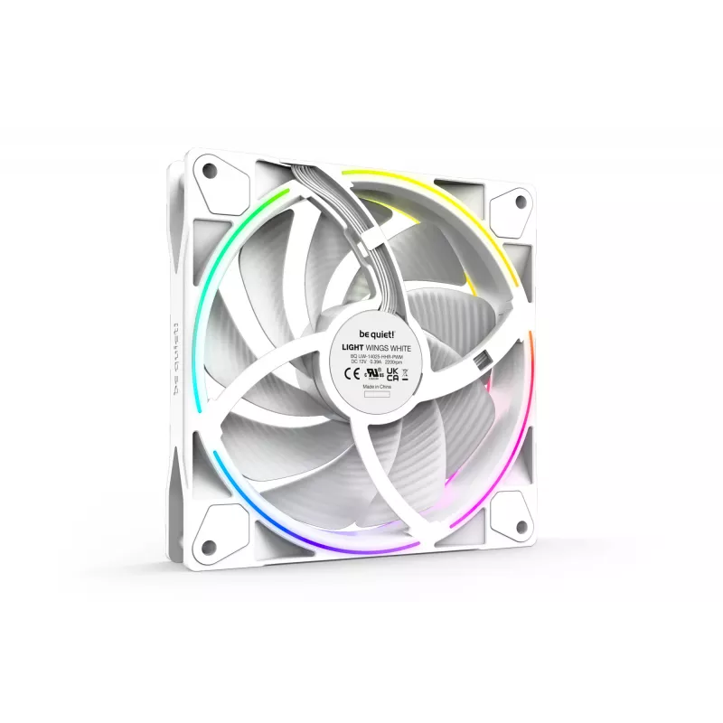 be quiet Light Wings White | 140mm PWM high-speed Triple-Pack Wentylator do obudowy komputera 14 cm 3 szt.