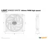 be quiet Light Wings White | 140mm PWM high-speed Triple-Pack Wentylator do obudowy komputera 14 cm 3 szt.