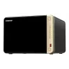 QNAP TS-664 NAS Tower Intel® Celeron® N5095 8 GB DDR4 0 TB QNAP QTS Czarny, Brązowy