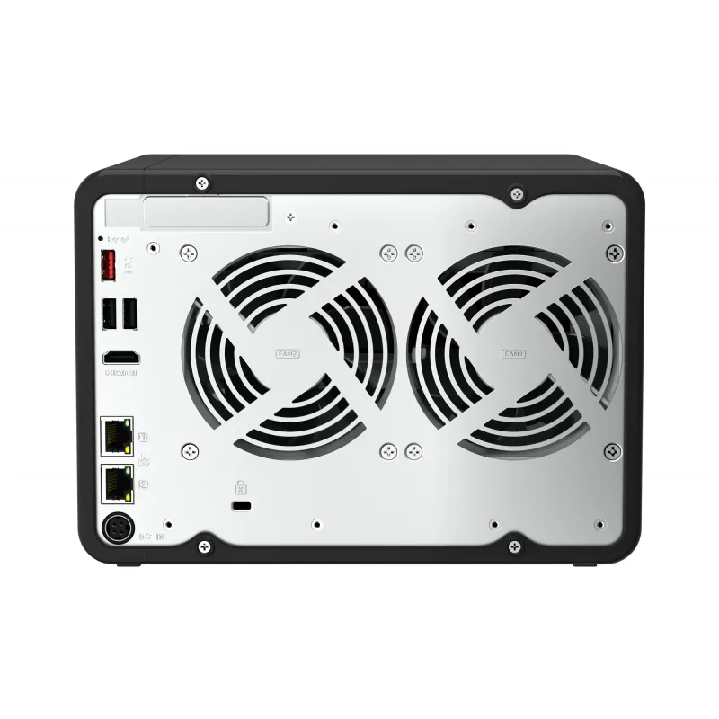 QNAP TS-664 NAS Tower Intel® Celeron® N5095 8 GB DDR4 0 TB QNAP QTS Czarny, Brązowy