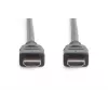 DIGITUS HDMI Ultra High Speed Kabel połączeniowy, Typ A M/M, 5 m z Ethernetem, UHD 8K 60p, Czarny