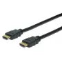 DIGITUS HDMI High Speed połączeniowy, typ A M/M, 1m z Ethernet, Ultra HD 60p, złoty czarny
