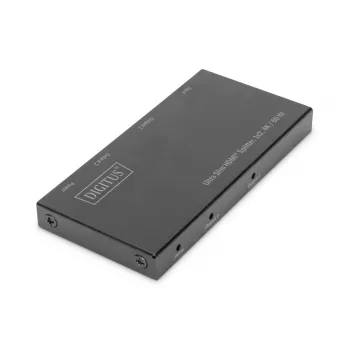 DIGITUS Ultra cienki HDMI Splitter, 1x2, 4K/60Hz HDR, HDCP 2.2, 18 Gbps, zasilany przez Micro USB