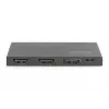 DIGITUS Ultra cienki HDMI Splitter, 1x2, 4K/60Hz HDR, HDCP 2.2, 18 Gbps, zasilany przez Micro USB