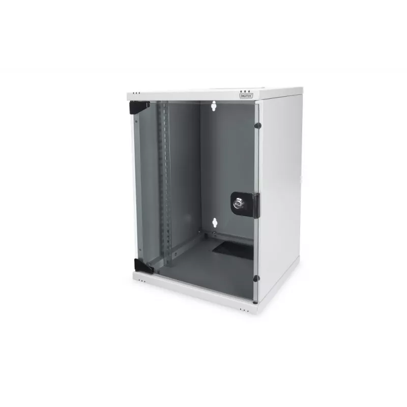 Zestaw sieciowy DIGITUS 10in-9U 312x300mm szafa, półka, PDU 8-portowy panel krosowy