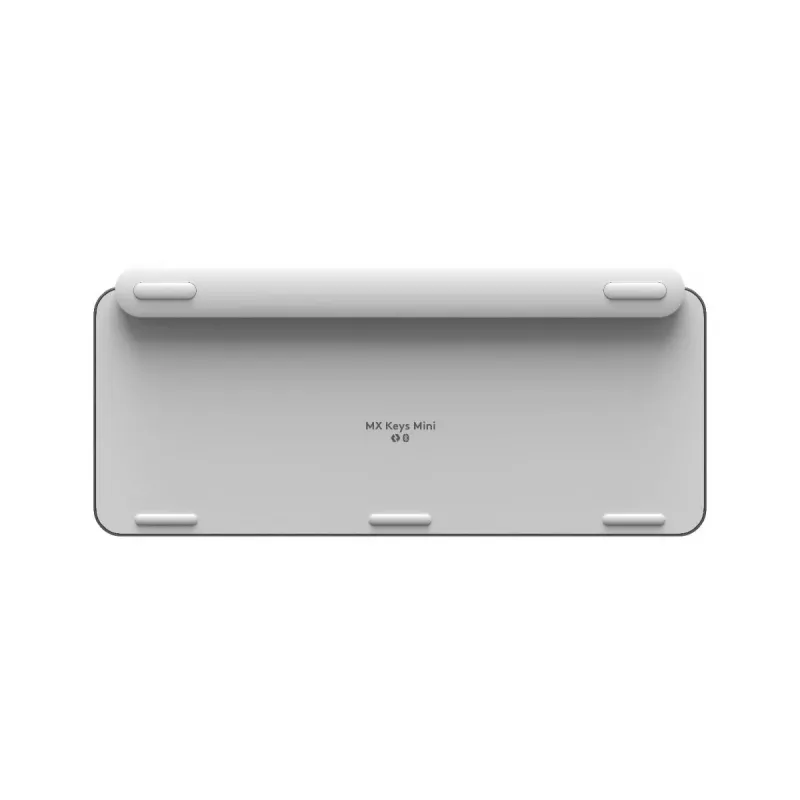LOGITECH Minimalistyczna bezprzewodowa podświetlana klawiatura - MX KEYS MINI - Jasnoszary - Qwertz Niemiecki