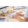 LOGITECH Minimalistyczna bezprzewodowa podświetlana klawiatura - MX KEYS MINI - Jasnoszary - Qwertz Niemiecki
