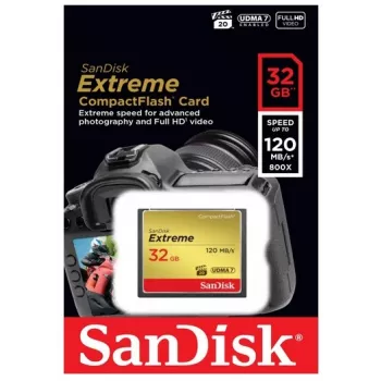 WESTERN DIGITAL SanDisk Extreme Compact Flash 120MB/s 32 GB