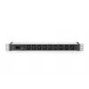 DIGITUS 1U Aluminiowa listwa zasilająca PDU do montażu w szafie 9x C13 10A 230VAC 50/60Hz wejście IEC C14 10A bezpiecznik