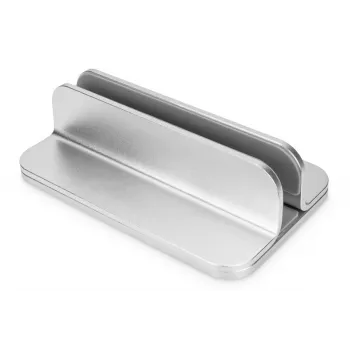 DIGITUS Pionowa Podstawka pod Notebook, srebrny aluminiowy