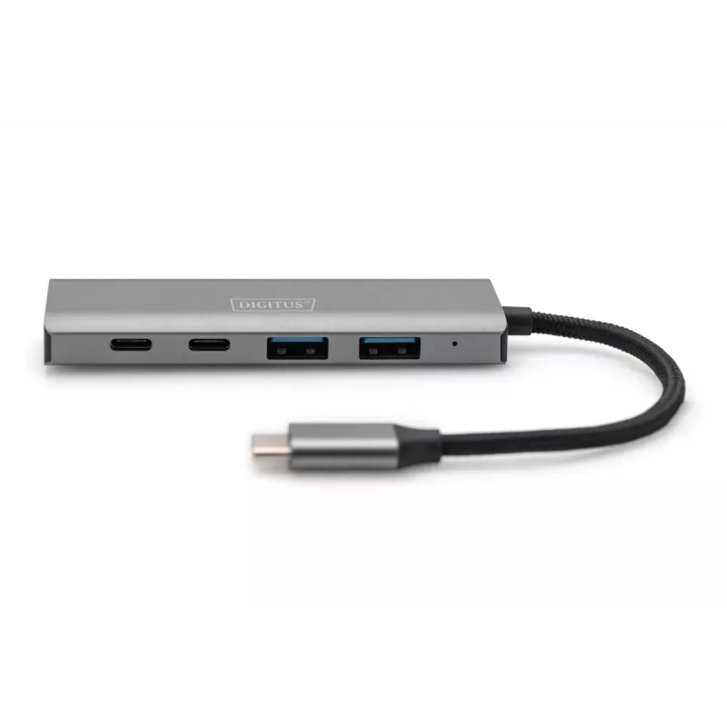 DIGITUS USB-C Hub 4-portowy 2x USB-A + 2x USB-C Gen2