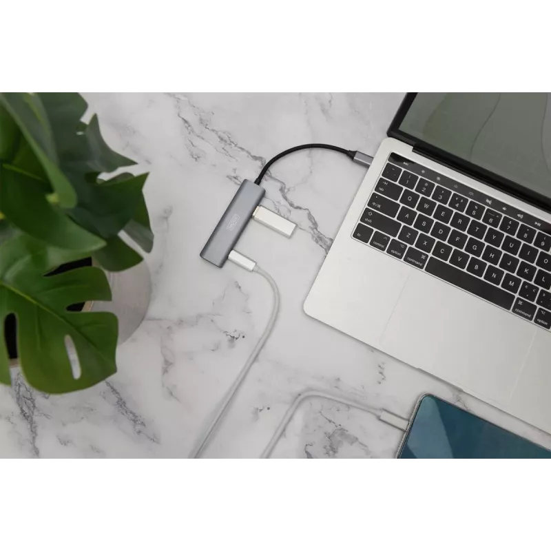 DIGITUS USB-C Hub 4-portowy 2x USB-A + 2x USB-C Gen2