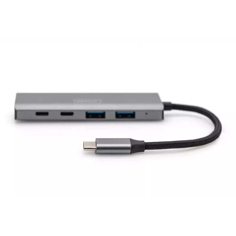 DIGITUS USB-C Hub 4-portowy 2x USB-A + 2x USB-C Gen2