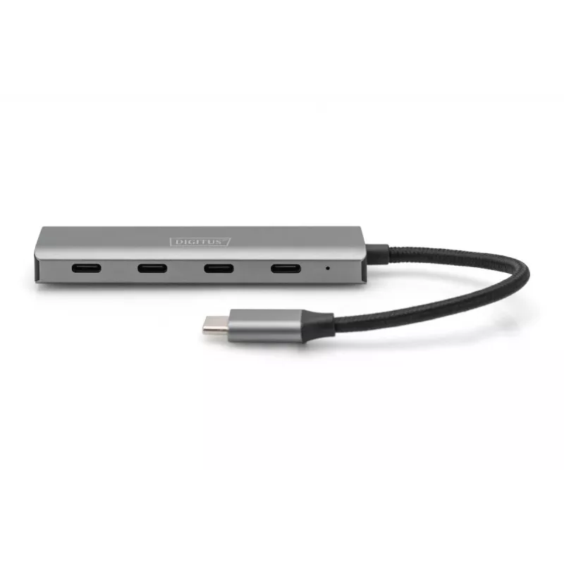 DIGITUS USB-C Hub 4-portowy, 4x USB-C 3.1 Gen1, 5 Gb/s