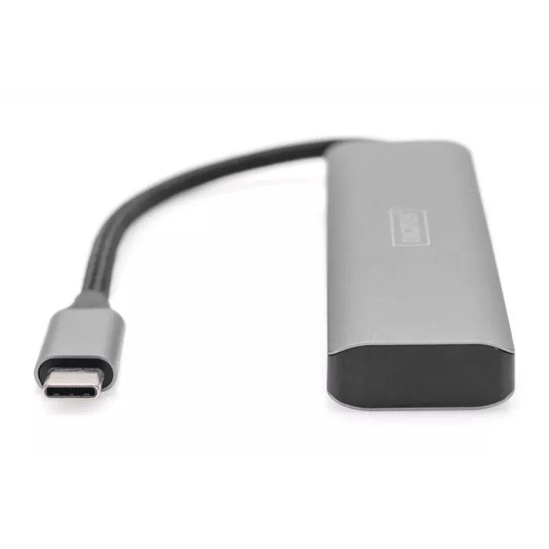 DIGITUS USB-C Hub 4-portowy, 4x USB-C 3.1 Gen1, 5 Gb/s