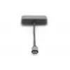 Adapter graficzny DIGITUS USB Type-C™ 4K 2-w-1 DisplayPort + VGA