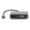 Adapter graficzny DIGITUS USB Type-C™ 4K 2-w-1 DisplayPort + VGA