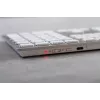CHERRY KW 9100 cienki FOR MAC klawiatura Uniwersalna USB + Bluetooth QWERTZ Niemiecki Srebrny