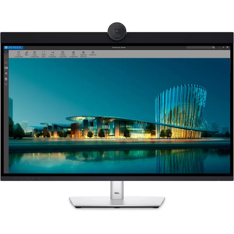 Monitor komputerowy DELL UltraSharp U3224KBA 80 cm (31,5 cala) 6144 x 3456 pikseli 6K Ultra HD LCD Czarny, Srebrny