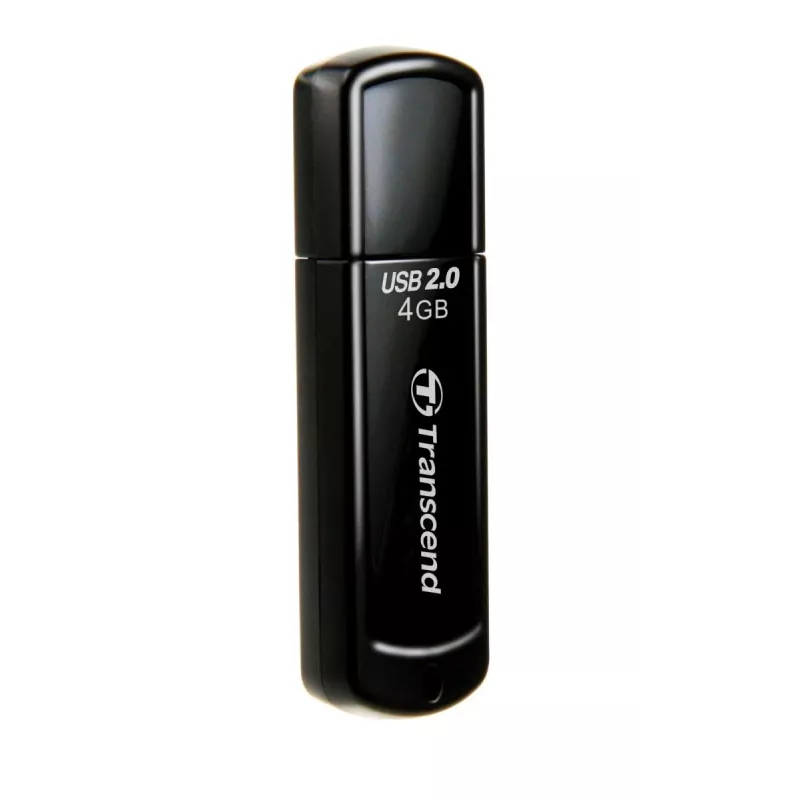 TRANSCEND Jetflash 350 - 4GB USB Stick - USB 2.0 - Czarny
