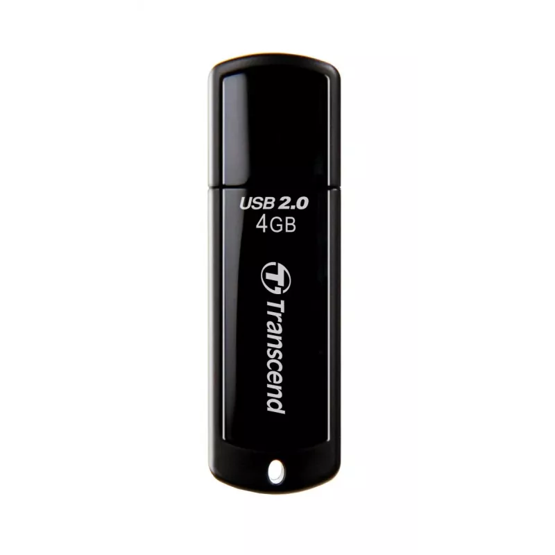 TRANSCEND Jetflash 350 - 4GB USB Stick - USB 2.0 - Czarny