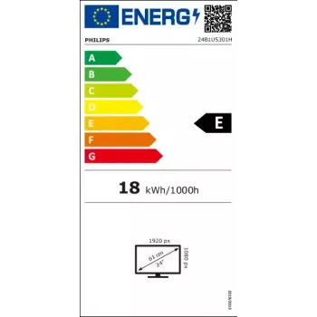 Philips 5000 series 24B1U5301H/00 monitor komputerowy 60,5 cm (23,8 cala) 1920 x 1080 pikseli Full HD LCD Czarny