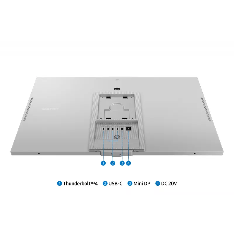 Monitor komputerowy Samsung S90PC 68,6 cm (27 cali) 5120 x 2880 pikseli 5K Ultra HD LCD Srebrny
