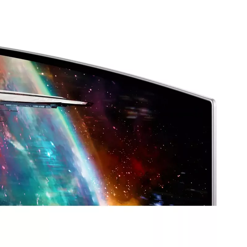 Monitor komputerowy Samsung G95SC 124,5 cm (49 cali) 5120 x 1440 Dual QHD OLED Srebrny