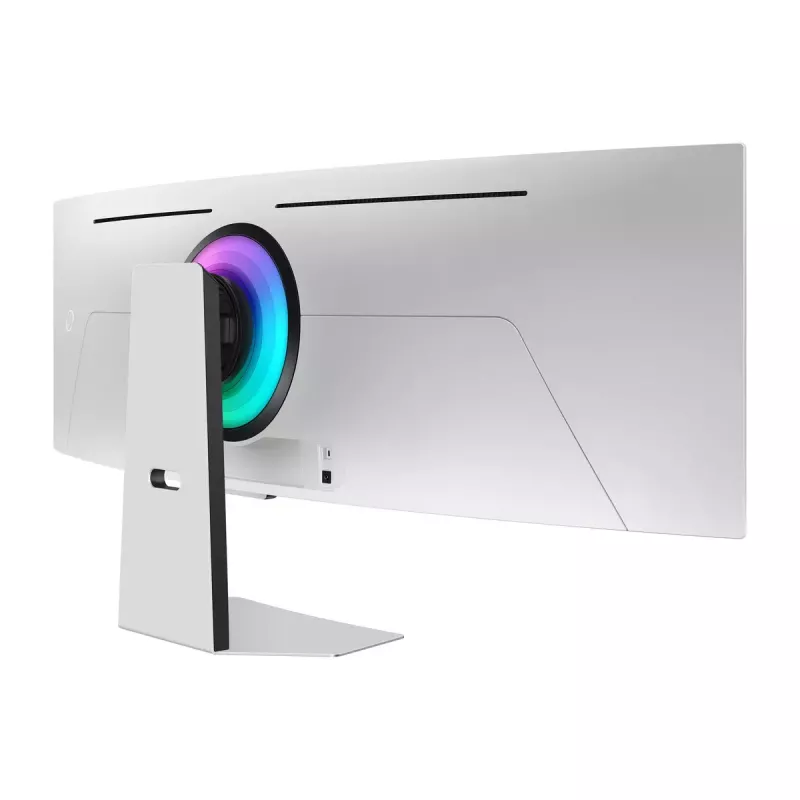 Monitor komputerowy Samsung G95SC 124,5 cm (49 cali) 5120 x 1440 Dual QHD OLED Srebrny