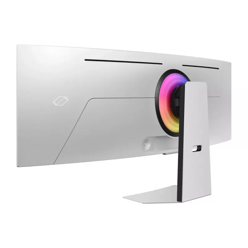 Monitor komputerowy Samsung G95SC 124,5 cm (49 cali) 5120 x 1440 Dual QHD OLED Srebrny