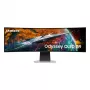 Monitor komputerowy Samsung G95SC 124,5 cm (49 cali) 5120 x 1440 Dual QHD OLED Srebrny