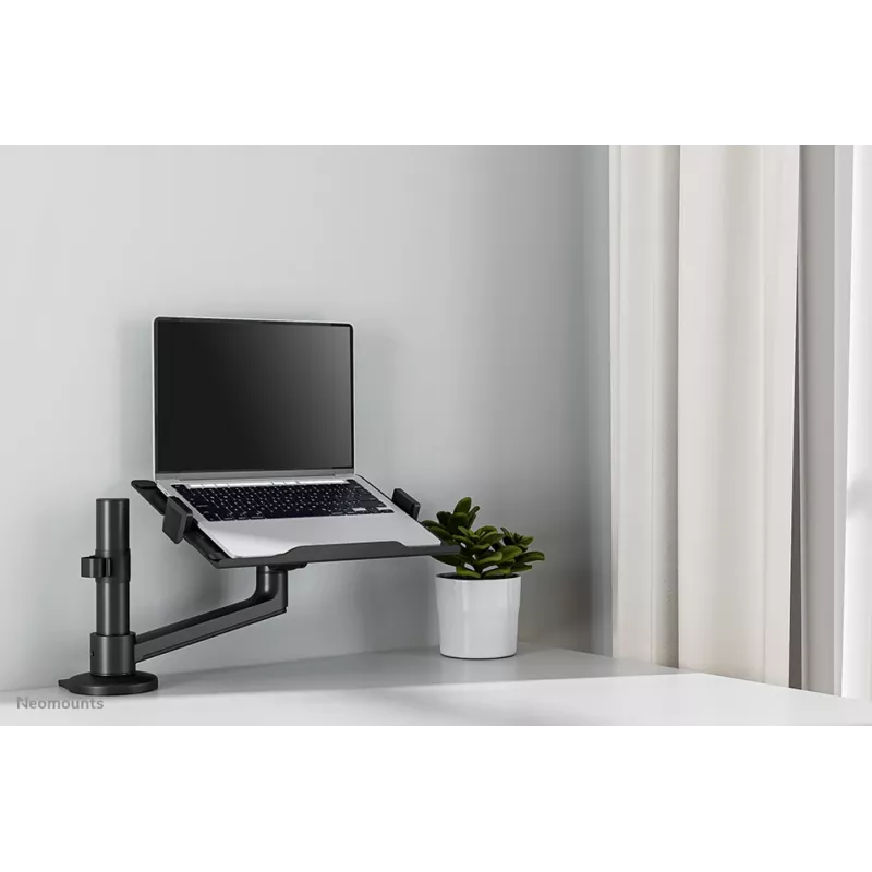 Neomounts DS20-425BL1 Uchwyt na laptopa ramię monitora 11,6-17,3 cala - oszczędność miejsca