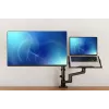 Neomounts DS20-425BL2 Ramię do monitora z uchwytem na laptopa 17-27 cali - oszczędność miejsca