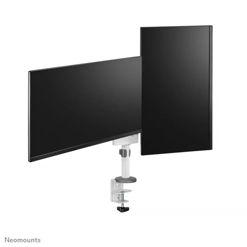 Neomounts DS60-425WH2 Ramię do monitora 17-27 cali - oszczędność miejsca