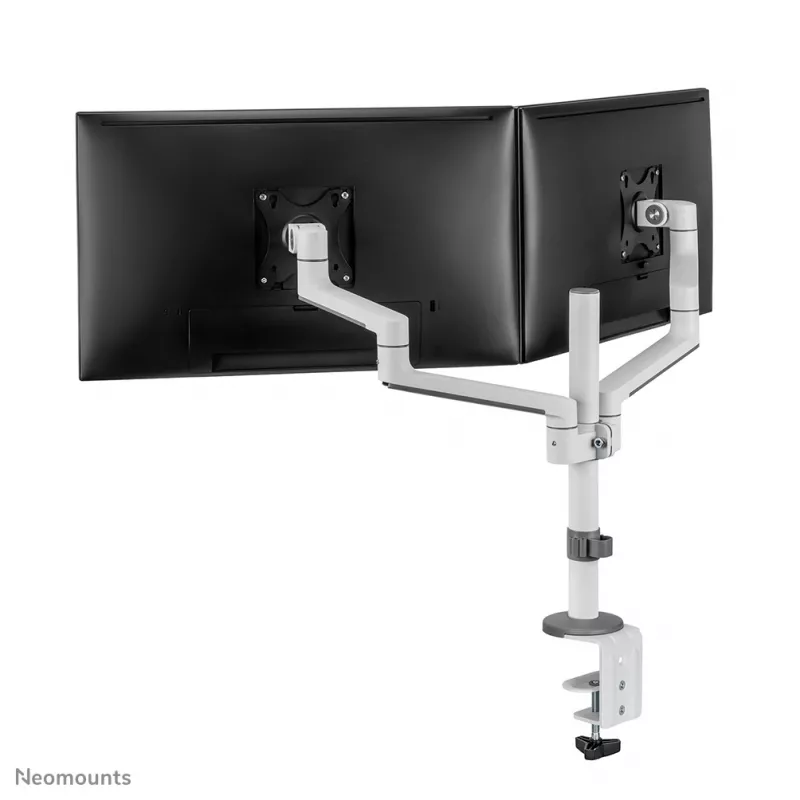Neomounts DS60-425WH2 Ramię do monitora 17-27 cali - oszczędność miejsca