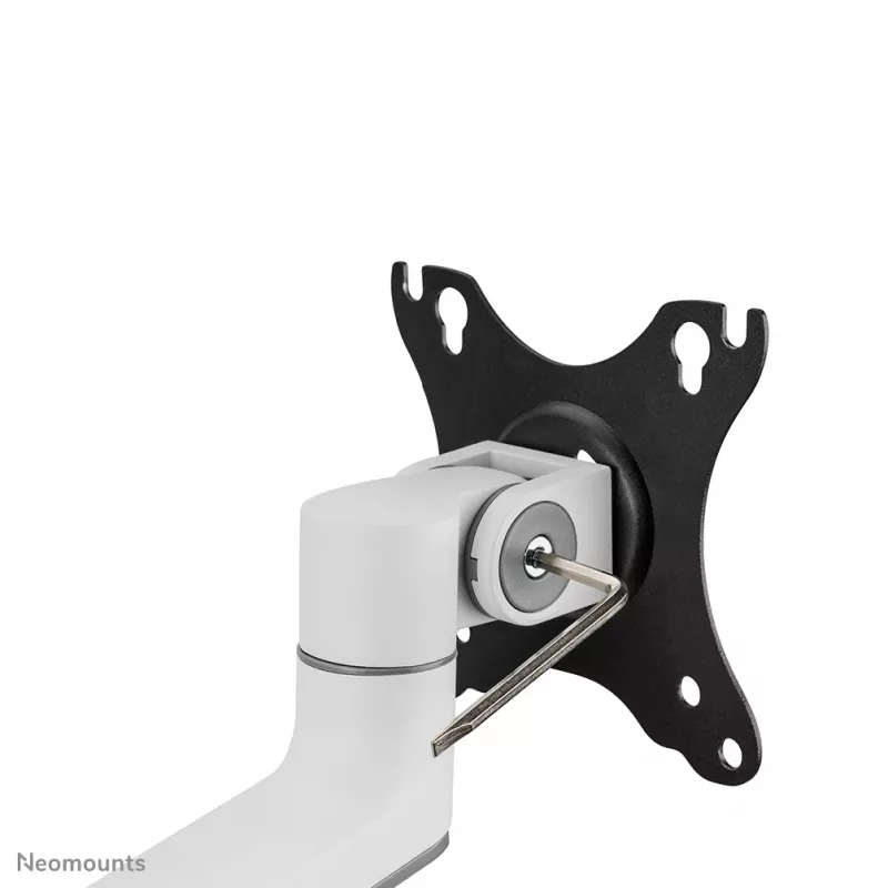 Neomounts DS60-425WH2 Ramię do monitora 17-27 cali - oszczędność miejsca
