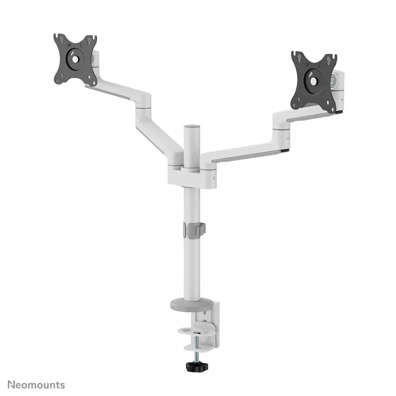 Neomounts DS60-425WH2 Ramię do monitora 17-27 cali - oszczędność miejsca