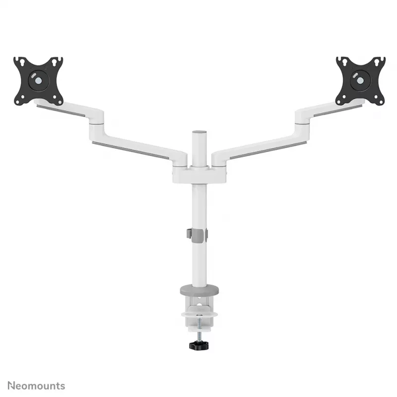 Neomounts DS60-425WH2 Ramię do monitora 17-27 cali - oszczędność miejsca