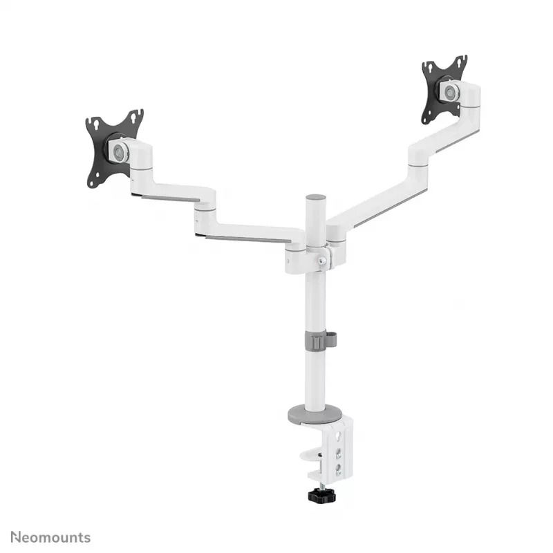 Neomounts DS60-425WH2 Ramię do monitora 17-27 cali - oszczędność miejsca