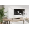 Neomounts DS60-425WH2 Ramię do monitora 17-27 cali - oszczędność miejsca