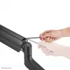 Neomounts DS70PLUS-450BL1 Ramię monitora 17-49 cali - sprężyna gazowa - Topfix - blokada 180°