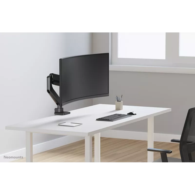 Neomounts DS70PLUS-450BL1 Ramię monitora 17-49 cali - sprężyna gazowa - Topfix - blokada 180°