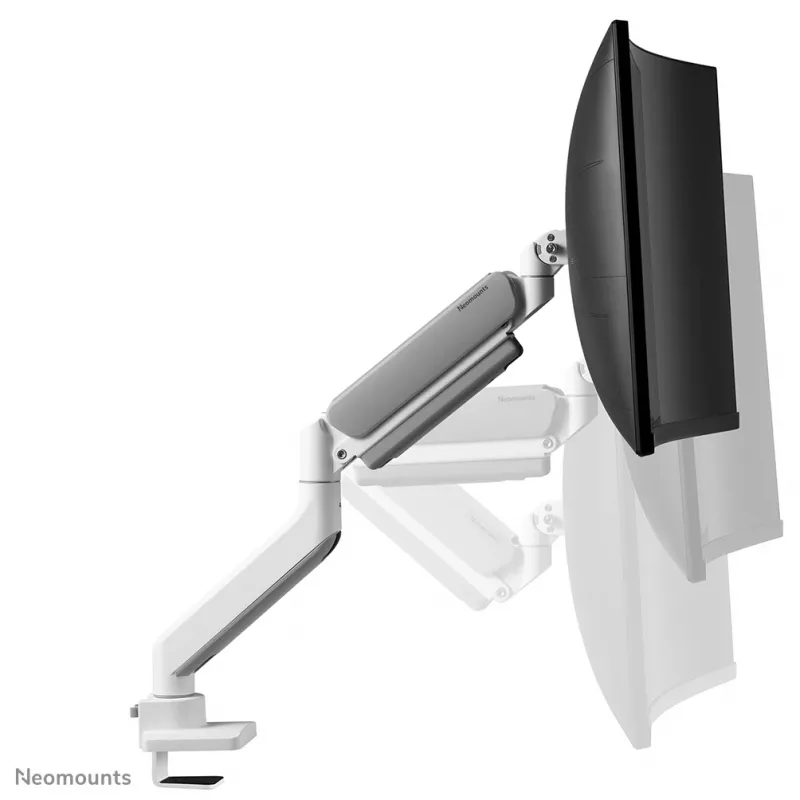 Neomounts DS70PLUS-450WH1 Ramię do monitora 17-49 cali - sprężyna gazowa - Topfix - stop 180°