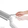 Neomounts DS70PLUS-450WH1 Ramię do monitora 17-49 cali - sprężyna gazowa - Topfix - stop 180°
