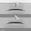 Neomounts DS70PLUS-450WH1 Ramię do monitora 17-49 cali - sprężyna gazowa - Topfix - stop 180°