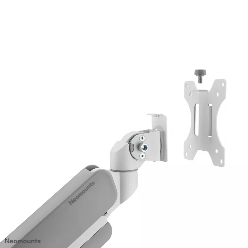 Neomounts DS70PLUS-450WH1 Ramię do monitora 17-49 cali - sprężyna gazowa - Topfix - stop 180°