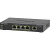 NETGEAR 5-Port Gigabit Ethernet PoE+ Plus Switch (GS305EP) Managed L2/L3 Gigabit Ethernet (10/100/1000) Power over Ethernet (PoE) Czarny