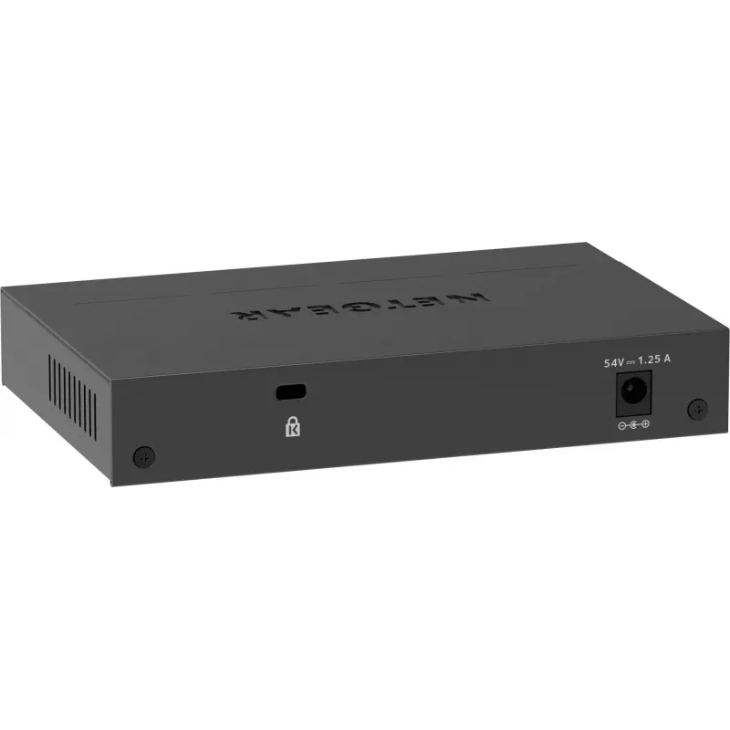 NETGEAR 5-Port Gigabit Ethernet PoE+ Plus Switch (GS305EP) Managed L2/L3 Gigabit Ethernet (10/100/1000) Power over Ethernet (PoE) Czarny